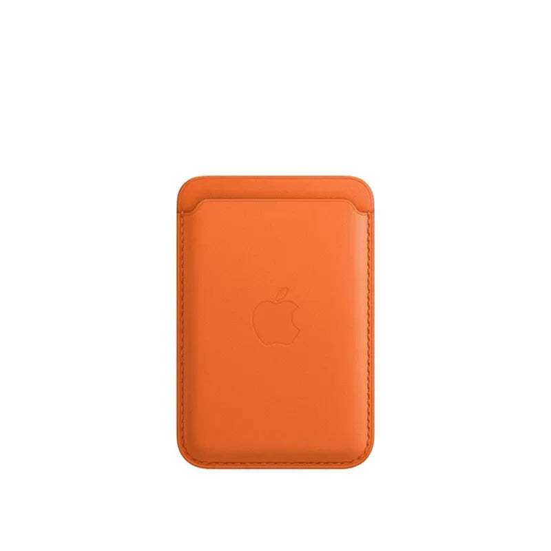SlimMag™ – Magnetic Leather Wallet Case for iPhone (MagSafe Compatible)