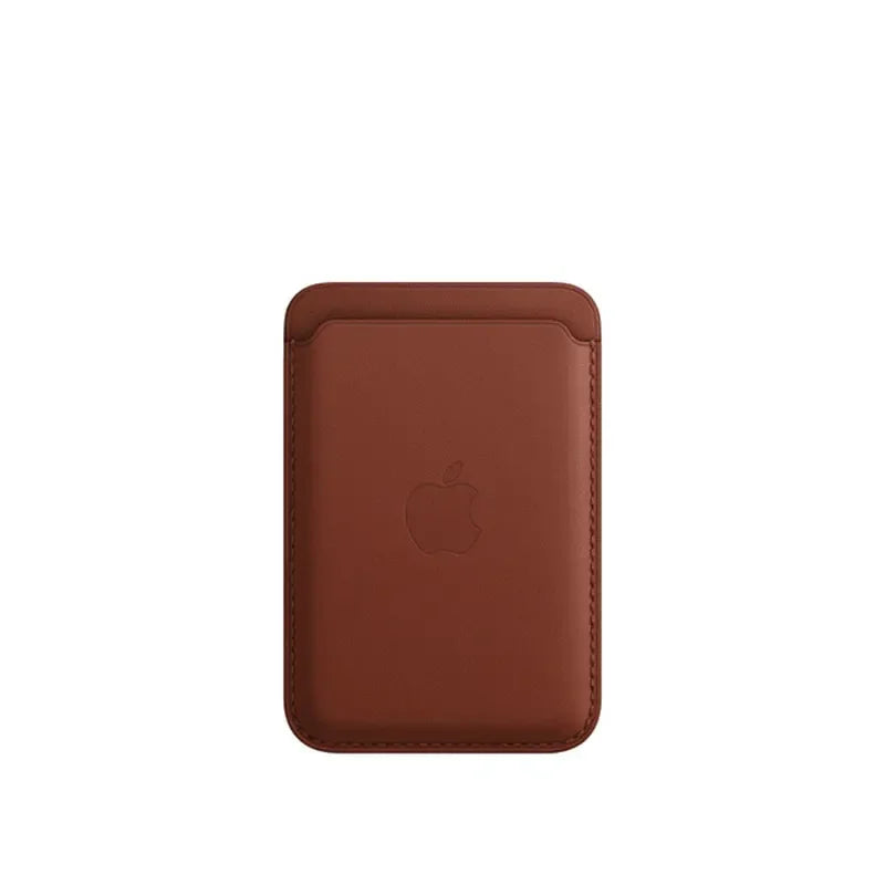 SlimMag™ – Magnetic Leather Wallet Case for iPhone (MagSafe Compatible)